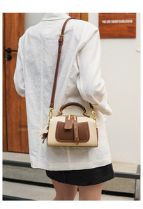 <span class=keywords><strong>Redwing</strong></span> กระเป๋าแมสเซ็นเจอร์หนัง PU, กระเป๋าถือผู้หญิงหรูหราย้อนยุคกระเป๋าเดินทางแบบลำลองและเรียบง่ายกระเป๋าโท้ทขนาดเล็กกันน้ำ - Product Image 2