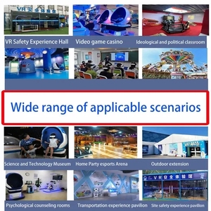 Hero Indoor Adventure Park VR 360 Diseño <span class=keywords><strong>Realidad</strong></span> <span class=keywords><strong>virtual</strong></span> Montaña rusa 6Dof Plataforma de movimiento Simulador de vuelo Equipo MR - Product Image 4