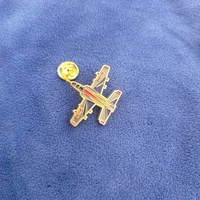 Médaille en métal personnalisée émail dur avion épinglette sans frais de moule, 3d air avion doux émail broches badge broche chapeau clip