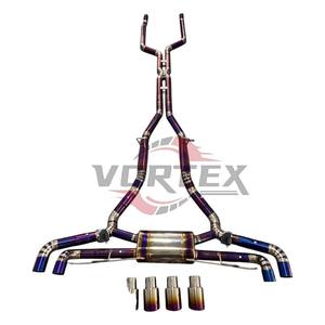 Sistema de Escape Catback con Válvula de Alto Rendimiento de Aleación de Titanio Vortex Grado 5 de 76 mm, Soldado con TIG, para X6M X5M F95 F96 4.4T - Product Image 1