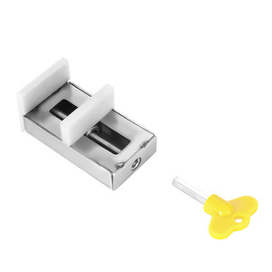 Loquet de fenêtre en acier inoxydable avec clé hexagonale, installation facile pour porte coulissante, sécurité enfant - Product Image 5