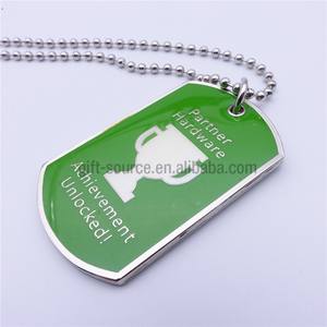 ป้าย Id สำหรับสุนัข,ป้ายบอกเวลาไว้สำหรับแกะสลักว่างเปล่าทำจากโลหะสแตนเลสพร้อมโซ่ลูกบอลสลักชื่อแฟชั่นแบบกำหนดเอง - Product Image 5