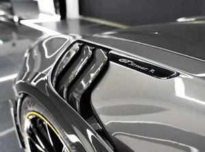 Para Pors che Te-Chart para Turbo <span class=keywords><strong>S</strong></span> Style 992 911 fibra de carbono seco WideBodykit parachoques delantero difusor trasero faldas laterales Bodykit - Product Image 2