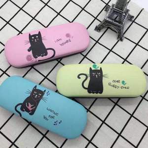 Estuche para gafas Xinpeng de metal con diseño de gato negro para niños y niñas, primavera 2021 - Product Image 4