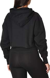 Wholesale Custom Logo Streetwear Women Sweatshirt Pullover Gym Hoodies Women Crop Hoodie Ladies Casual Crop <b>Top</b> Hoodie - Product Image 3