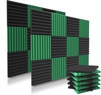 Panneaux acoustiques en mousse pour murs, haute densité, insonorisation de studio, cales résistantes au feu et absorbant le bruit pour studio