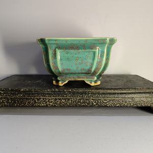 Neue Beliebte Quadratische Hochtemperatur-Glasierte Yixing-Bonsaischalen 2025 - Product Image 1