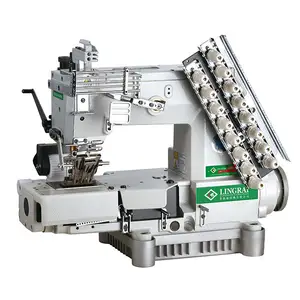 LR 008-08064P/VPL 8 Needle tape attaching multi-needle industrial sewing machine