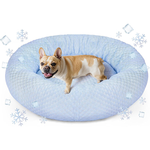 Fournisseurs d'accessoires pour lits apaisants pour animaux de compagnie : Lit pour chien personnalisé et doux, orthopédique d'intérieur, en fausse fourrure, tissu imperméable, robuste pour chiens - Product Image 1