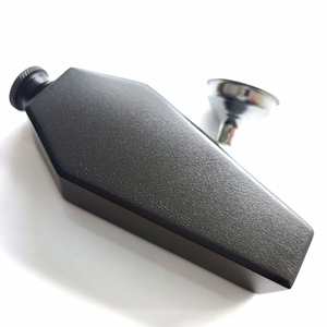 Halloween Gifts Spider Brushed Surface 304 Stainless Steel 100ML 3.5oz Hexagon Coffin Shape Hip Flask - Product Image 2
