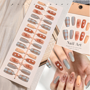 150 <span class=keywords><strong>Uñas</strong></span> Postizas Bonitas con Diseño de Corazón, Lazo y Cereza, <span class=keywords><strong>Uñas</strong></span> Postizas Largas en Forma de Almendra, Románticas, con Diseño de <span class=keywords><strong>Sonrisa</strong></span>, <span class=keywords><strong>para</strong></span> Salón y Hogar - Product Image 5