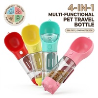 Nouvelle Bouteille d'Eau Portable 3-en-1 pour Chien et Animal de Compagnie, Idéale pour les Voyages en Extérieur – Fournitures Intelligentes en Dropshipping de Chine