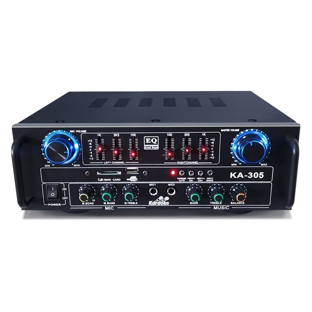 KA-305 Karaoke Balanced EQ Power Amplifier, Home Karaoke Power Amplifier, HiFi Audio Quality Power Amplifier