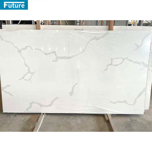 แผ่นหินเทียมควอตซ์สีดำสีขาวแบบทันสมัยสำหรับเคาน์เตอร์ห้องครัวแผ่นกระเบื้องปูพื้นแผ่นผนัง - Product Image 2