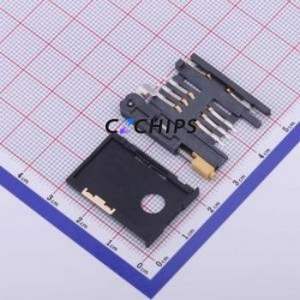 SIM-212 SIM Card Connector SMD Connector Self-Return Type Mini SIM Card Card Holder 3mm - Product Image 1