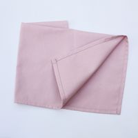 Serviette de table en tissu crocheté style européen 40x40cm, couleur unie, carrée, réutilisable pour mariage, fête, restaurant, vente en gros
