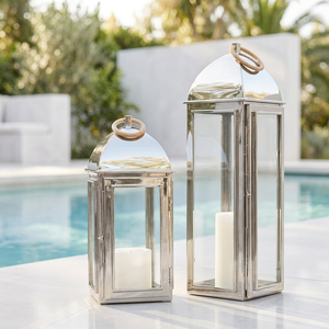 Manufacturers Stainless Steel Metal Candle Holder <b>Lantern</b> Handmade High Quality <b>Lanterns</b> for Home & Patio Decorations - Product Image 3