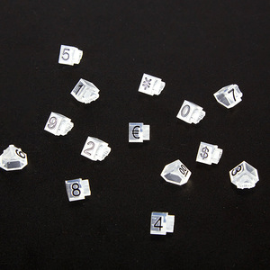 Cartellini Prezzi <span class=keywords><strong>Digitali</strong></span> <span class=keywords><strong>per</strong></span> Gioielli e <span class=keywords><strong>Orologi</strong></span>, Etichette Prezzi in Miniatura, Segnali Prezzi Modulari Multi-Valuta - Product Image 1