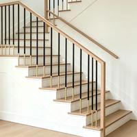 Balustre d'escalier DVN Australie, style minimaliste, plaqué or, rond, en fer, creux, pour balustrade d'escalier en métal