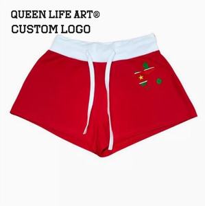 Fabricants de vêtements personnalisés <span class=keywords><strong>2024</strong></span> <span class=keywords><strong>Football</strong></span> Cheer Shorts pour femmes respirant OEM pays chaud impression nœud bouton fleur fourrure - Product Image 6