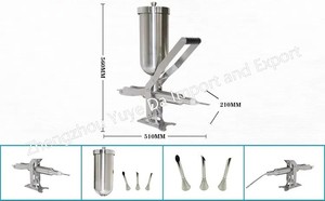 Relleno <span class=keywords><strong>de</strong></span> 5L <span class=keywords><strong>de</strong></span> acero inoxidable 304 para relleno español Máquina <span class=keywords><strong>de</strong></span> llenado <span class=keywords><strong>de</strong></span> crema <span class=keywords><strong>de</strong></span> acero inoxidable Máquina <span class=keywords><strong>de</strong></span> llenado Mannul comercial - Product Image 3