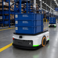 Robot mobile automatisé AGV pour la manutention de matériaux, 600 kg, avec système de navigation intelligent SLAM