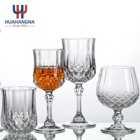 Verres à whisky pour fête de mariage, verres à eau, verres à vin rouge en cristal sans plomb, style vintage, motif diamant en relief