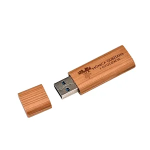 Mát tiện ích quà tặng doanh nghiệp Memoria USB 2.0 Stick số lượng lớn bằng gỗ Bút USB FLASH Ổ đĩa đĩa 1GB 2GB Pendrive
