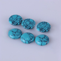 Starsgem lâche bon poli ovale cabochon turquoise naturelle