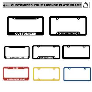 Marco de Matrícula de Plástico Personalizado Resistente a la Intemperie, Marco Deportivo para Matrícula de Coche con Letras 3D en Relieve - Product Image 6