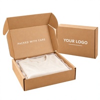 Boîte d'expédition en carton ondulé personnalisée en papier kraft avec logo en feuille blanche, boîte d'expédition pour e-commerce avec impression de code QR