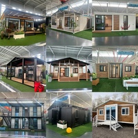 Maison Conteneur Moderne de Luxe Extensible Toit en Pente Préfabriquée Modulaire Chambre Maison Pliable Fabriquée à Partir de Conteneurs Maison Pliable