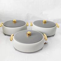 Ensemble de 3 pièces pour chauffe-aliments chauffants de 1,5L + 2L + 2,5L Ensemble de récipients de stockage d'aliments
