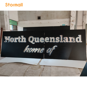 Tùy Chỉnh Chất Lượng Cao Vàng 3D LED Đăng Board Kinh Doanh Chuỗi Thương Hiệu Quảng Cáo Và Trang Trí LED Thư - Product Image 2