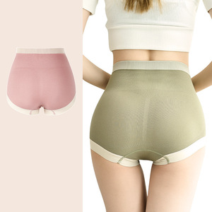 <span class=keywords><strong>Mutandine</strong></span> a vita alta da donna all'ingrosso in cotone al grafene, con fondo in cotone, stile giapponese, taglie forti, <span class=keywords><strong>senza</strong></span> cuciture - Product Image 4