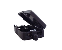 Boîtier en PP ignifuge BELEKS 415 - 84x48x22mm pour connecteur de borne 4/5 positions - Boîtier en plastique PP