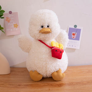 Canard farci avec sac de massage Frites Popcorn Boba Accessoires <span class=keywords><strong>Animal</strong></span> de ferme Jouet en peluche Canard - Product Image 3