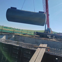 Réservoir de carburant souterrain pour station-service, réservoir de stockage de diesel et d'essence à double paroi, prix