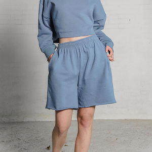 Pantalones Cortos Deportivos de Verano para Mujer, Personalizados por Fabricantes de Ropa, al por Mayor, de Algodón, Casuales, para Gimnasio - Product Image 1