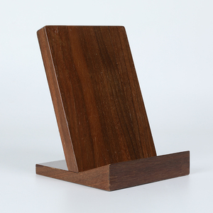 Estante de exhibición de libros de madera maciza de 150x150x195mm para escritorio, biblioteca o estantería. - Product Image 2