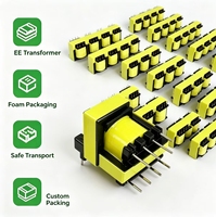 Transformateur à impulsions personnalisé série EE /EEL/ETD/PQ/RM/EPC, transformateur à noyau en ferrite haute tension haute fréquence