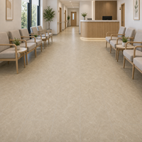 Revêtement de sol SPC WYRAX 5 mm, beige, à âme rigide, pour hôtels et appartements, approvisionnement direct usine