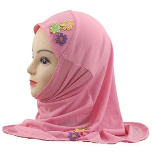 Hermoso Turbante Floral para Adultos, Lindo Pañuelo Malayo de Poliéster Jersey, Duradero, para las 4 Estaciones, Moderno, Hijab Instantáneo con Imán para Uso Diario - Product Image 6