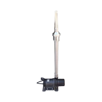 Pompe JINGLONG DMX/DC 150W DC24V pour fontaine commerciale, utilisation extérieure, matériau nylon