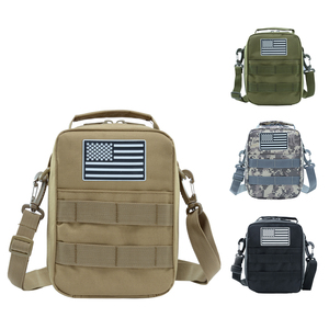 Sac bandoulière tactique avec système Molle, sac banane tactique en nylon imperméable, sac décontracté pour l'extérieur - Product Image 1