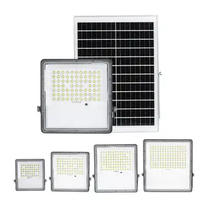 Aixuan Die Cast Aluminum Energy by Solar 100W 200W 300W 400W IP65 66 Garden 60w Solar LED Floodlight Solar Lights Flood Lamps