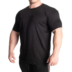 T-shirt musculaire en coton et polyester <span class=keywords><strong>de</strong></span> qualité supérieure pour <span class=keywords><strong>homme</strong></span>, confortable, respirant, t-shirt <span class=keywords><strong>de</strong></span> musculation, best-seller, t-shirt actif pour <span class=keywords><strong>homme</strong></span> - Product Image 2