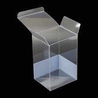 Boîte cadeau personnalisée pliable et recyclable en plastique PET transparent pour brosse à dents, dentifrice et ensembles de toilette
