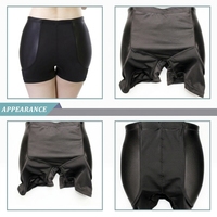 Culotte gainante taille haute S-6XL avec coussinets rehausseurs de fesses et effet ventre plat