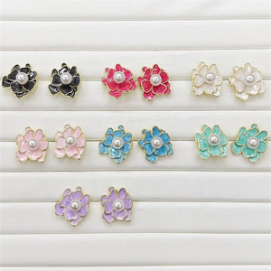Pendientes Pequeños <span class=keywords><strong>de</strong></span> Circonita CH-LAE0838, Pendientes Pequeños <span class=keywords><strong>de</strong></span> Corazón <span class=keywords><strong>de</strong></span> Cobre, Pendientes Pequeños <span class=keywords><strong>de</strong></span> Estrella/<span class=keywords><strong>Tortuga</strong></span> para Mujer, Pendientes <span class=keywords><strong>de</strong></span> Botón Chapados en Oro - Product Image 6